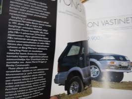 SSangYong Musso -myyntiesite / sales brochure
