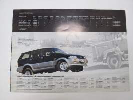 SSangYong Musso -myyntiesite / sales brochure