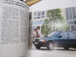 Mercedes-Benz 190 D 1984 -myyntiesite / sales brochure