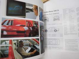 Mercedes-Benz 190 D 1984 -myyntiesite / sales brochure