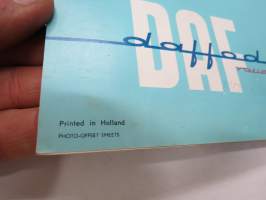 Daf Daffodil Variomatic -myyntiesite / sales brochure