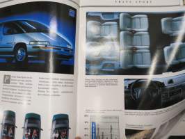 GM / N.A. Import - Chevrolet, Pontiac, Buick, Cadillac -myyntiesite / sales brochure