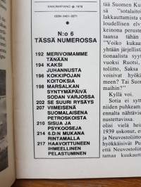 Kansa Taisteli 1978 N:o 6, miehet kertovat. Kertomuksia sotiemme tapahtumista.