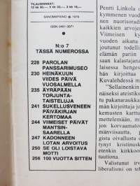 Kansa Taisteli 1978 N:o 7, miehet kertovat. Kertomuksia sotiemme tapahtumista.