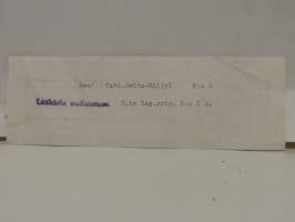Hämeenlinnan ensimmäinen apteekki 31.3.58