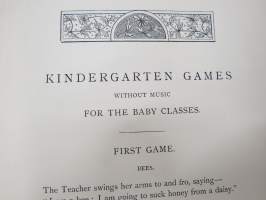 Kindergarten games, without music, for the baby classess