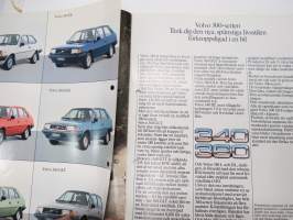 Volvo 340, 360 -myyntiesite / sales brochure