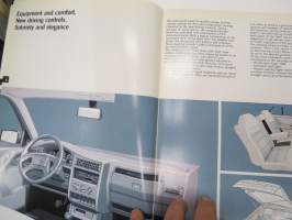 Seat Toledo 1991, myyntiorganisaation sisäiseen käyttöön tarkoitettu englanninkielinen esite -myyntiesite / sales brochure