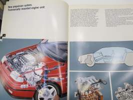 Seat Toledo 1991, myyntiorganisaation sisäiseen käyttöön tarkoitettu englanninkielinen esite -myyntiesite / sales brochure