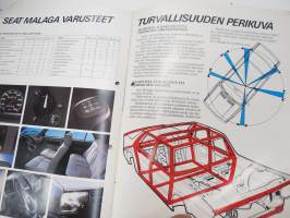 Seat Malaga 1985 -myyntiesite / sales brochure