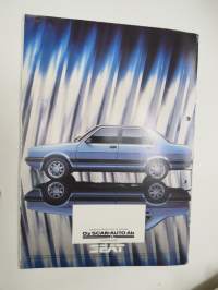 Seat Malaga 1985 -myyntiesite / sales brochure