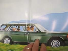 Mercedes-Benz 240 TD, 300 TD, 300 TD Turbo-Diesel, 200 T, 230 TE, 250 T, 280 TE 1981 -myyntiesite / sales brochure