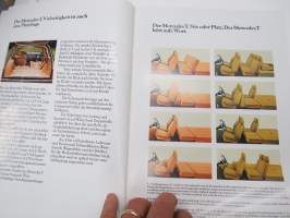 Mercedes-Benz 240 TD, 300 TD, 300 TD Turbo-Diesel, 200 T, 230 TE, 250 T, 280 TE 1981 -myyntiesite / sales brochure