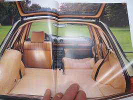 Mercedes-Benz 240 TD, 300 TD, 300 TD Turbo-Diesel, 200 T, 230 TE, 250 T, 280 TE 1981 -myyntiesite / sales brochure