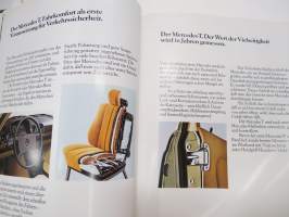 Mercedes-Benz 240 TD, 300 TD, 300 TD Turbo-Diesel, 200 T, 230 TE, 250 T, 280 TE 1981 -myyntiesite / sales brochure