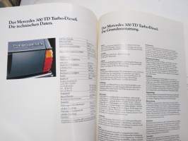 Mercedes-Benz 240 TD, 300 TD, 300 TD Turbo-Diesel, 200 T, 230 TE, 250 T, 280 TE 1981 -myyntiesite / sales brochure