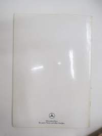 Mercedes-Benz 240 TD, 300 TD, 300 TD Turbo-Diesel, 200 T, 230 TE, 250 T, 280 TE 1981 -myyntiesite / sales brochure