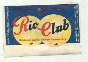 Rio Club -   juomaetiketti