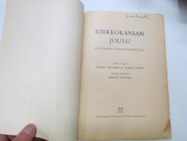 Kirkkokansan Joulu 1952 -joulujulkaisu - kansikuvitus Martta Wendelin -christmas publication