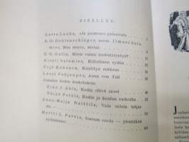 Kirkkokansan Joulu 1952 -joulujulkaisu - kansikuvitus Martta Wendelin -christmas publication