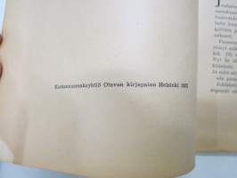 Kirkkokansan Joulu 1952 -joulujulkaisu - kansikuvitus Martta Wendelin -christmas publication