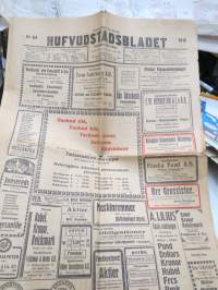 Hufvudstadsbladet, torsdagen den 6. Mars 1919 - 6.3.1925, bland annat; Invigningen av Helsingfors nya stationhus (Rautatieaseman uuden päärakennuksen vihkiäiset)