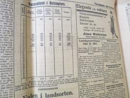 Hufvudstadsbladet, torsdagen den 6. Mars 1919 - 6.3.1925, bland annat; Invigningen av Helsingfors nya stationhus (Rautatieaseman uuden päärakennuksen vihkiäiset)