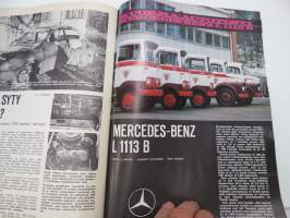 Auto ja Liikenne 1970 nr 1, Pusta, Warren ja muidenkin itäautojen vaikeuksista, Opel GT kolarikokeessa, Talvimatkailu, Mercedes-Benz  L 1113 B testi, ym.