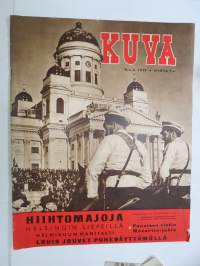 Kuva 1939 nr 4, Hiihtomajoja Helsingin liepeillä, Helmikuun manifesti, Göring &amp; Kustaa, Suurta maailmanteatteria, Paavi - Sielujen valtias, Sonja Henie,  Saint-Cyr