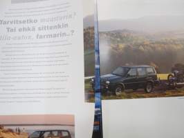 Nissan Terrano II -myyntiesite / sales brochure