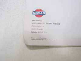 Nissan Terrano II -myyntiesite / sales brochure