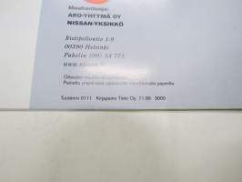 Nissan Terrano II 2000 -myyntiesite / sales brochure