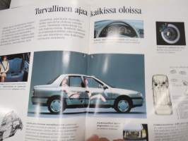 Nissan Sunny 1991 -myyntiesite / sales brochure