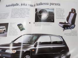 Nissan Sunny 1991 -myyntiesite / sales brochure
