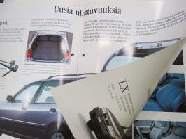 Nissan Sunny 1991 -myyntiesite / sales brochure