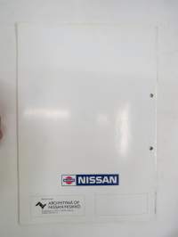 Nissan Sunny 1991 -myyntiesite / sales brochure