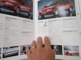 Mitsubishi Carisma 1998 -myyntiesite / sales brochure