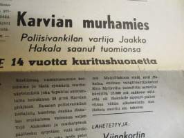 Totuus 1956 / 9 Kansallinen häpeä on se, että maa joka pitää itseään sivistysvaltiona kokee..