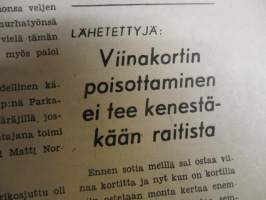 Totuus 1956 / 9 Kansallinen häpeä on se, että maa joka pitää itseään sivistysvaltiona kokee..