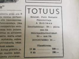 Totuus 1956 / 9 Kansallinen häpeä on se, että maa joka pitää itseään sivistysvaltiona kokee..