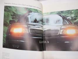 Lancia k -myyntiesite / sales brochure