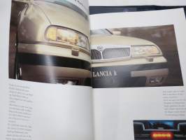 Lancia k 1998 -lehdistökansio / myyntiesite / sales brochure