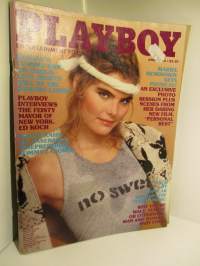 Playboy 1982 April - keskiaukeama, Linda Rhys Vaughn