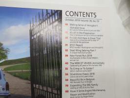 Enjoying MG October 2018 - MG Owners Club magazine -kerholehti / jäsenlehti