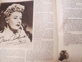 Elokuva-Aitta 1947 nr 6, Kansikuva Gig Young, Studiokanttiinissa, Irene Dunne, Valentin Vaala kuva-albumi kertoo, ym. -elokuvalehti