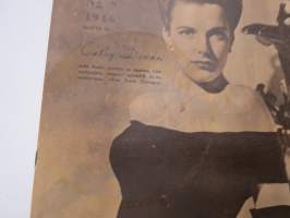 Elokuva-Aitta 1946 nr 9 kansikuva Cathy Downs, Kuvat kertovat Hollywoodista, Laila Jokimo, ym. -elokuvalehti