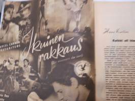 Elokuva-Aitta 1946 nr 9 kansikuva Cathy Downs, Kuvat kertovat Hollywoodista, Laila Jokimo, ym. -elokuvalehti