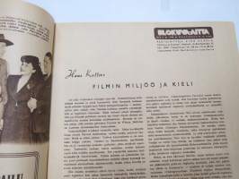 Elokuva-Aitta 1946 nr 5 kansikuva Jon Hall, Maailman elokuvatalous nykyhetkellä, Regina Linnanheimo kotonaan, ym. -elokuvalehti