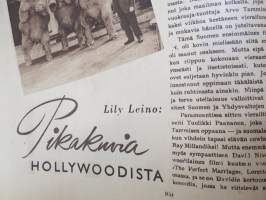 Elokuva-Aitta 1946 nr 5 kansikuva Jon Hall, Maailman elokuvatalous nykyhetkellä, Regina Linnanheimo kotonaan, ym. -elokuvalehti