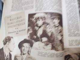 Elokuva-Aitta 1946 nr 5 kansikuva Jon Hall, Maailman elokuvatalous nykyhetkellä, Regina Linnanheimo kotonaan, ym. -elokuvalehti